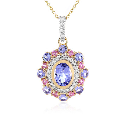 Collier en or et Tanzanite