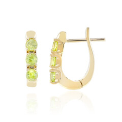 Boucles d'oreilles en or et Sphène de Capelinha