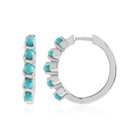 Boucles d'oreilles en argent et Turquoise