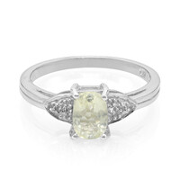 Bague en argent et Orthose
