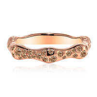 Bague en or et Diamant rose de France SI1 d'Argyle 