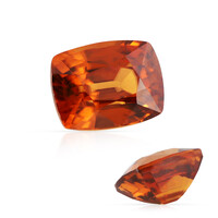  Zircon rouge du soir (gemme et boîte de collection)