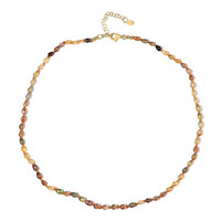 Collier en argent et Zircon jaune canari (Adela Silber)