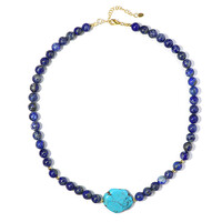 Collier en argent et Turquoise de Morenci (Riya)