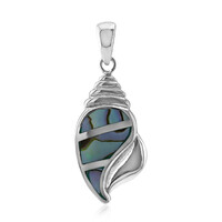 Pendentif en argent et Coquillage d'Abalone