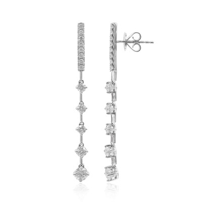 Boucles d'oreilles en or et Diamant SI2 (H) (CIRARI)