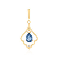 Pendentif en argent et Fluorite à couleur changeante