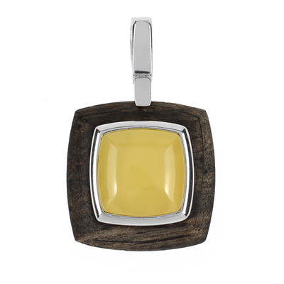 Pendentif en argent et Ambre baltique (dagen)