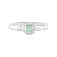 Bague en argent et Emeraude d'Ethiopie