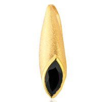 Pendentif en argent et Onyx noir