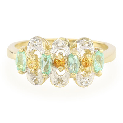 Bague en or et Tourmaline Paraiba du Brésil
