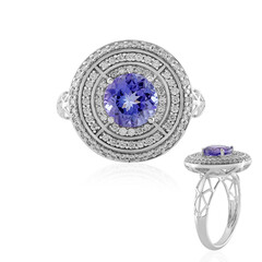 Bague en or et Tanzanite AAA (de Melo)