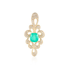 Pendentif en or et Emeraude de Russie (AMAYANI)