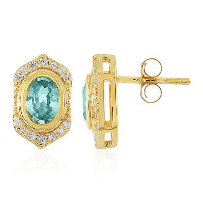 Boucles d'oreilles en argent et Zircon de Ratanakiri