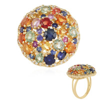 Bague en argent et Saphir