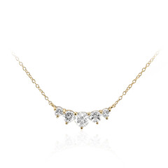 Collier en argent et Topaze blanche