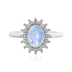 Bague en argent et Opale Welo