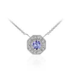 Collier en argent et Tanzanite