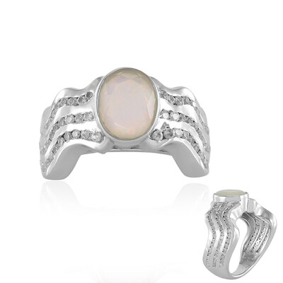 Bague en argent et Opale Welo (de Melo)