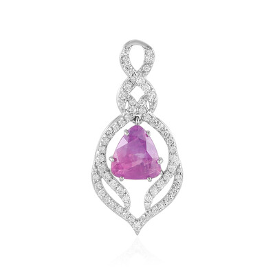 Pendentif en or et Saphir Luc Yen non chauffé (AMAYANI)