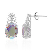 Boucles d'oreilles en argent et Quartz Rayon de Lune