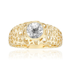 Bague en or et Zircon (Ornaments by de Melo)
