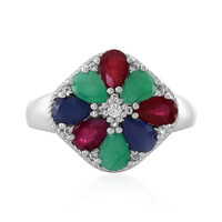 Bague en argent et Emeraude de Socoto