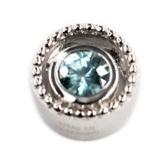 Pendentif en argent et Zircon de Ratanakiri