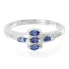Bague en argent et Saphir du Laos