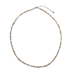 Collier en argent et Quartz rutile (Cheveux de Vénus)