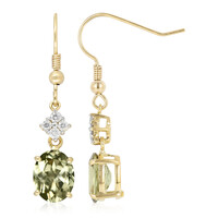 Boucles d'oreilles en or et Zultanite