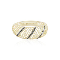 Bague en or et Diamant noir (Ornaments by de Melo)