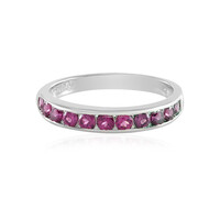 Bague en argent et Grenat Rhodolite