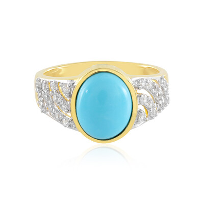 Bague en argent et Turquoise Sleeping Beauty