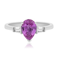 Bague en or et Saphir parme (CIRARI)