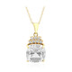 Collier en argent et Topaze blanche