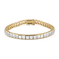 Bracelet en argent et Topaze blanche