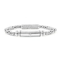 Bracelet en argent et Diamant I1 (G) (Nan Collection)