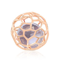 Pendentif en argent et Améthyste Rose de France