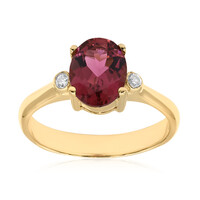 Bague en or et Tourmaline rose
