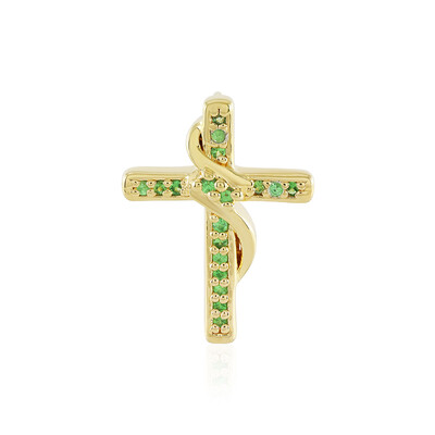 Pendentif en argent et Grenat Tsavorite