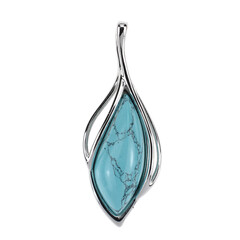Pendentif en argent et Turquoise