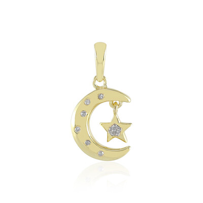 Pendentif en argent et Diamant I2 (I)