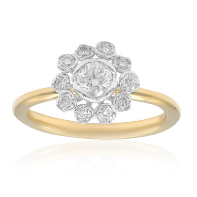 Bague en or et Diamant VS2 (H) (CIRARI)