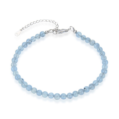 Bracelet en argent et Aigue-marine