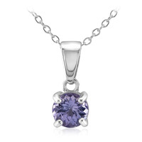 Collier en argent et Tanzanite