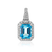 Pendentif en argent et Topaze de Marambaia