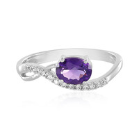 Bague en argent et Améthyste de Sibérie