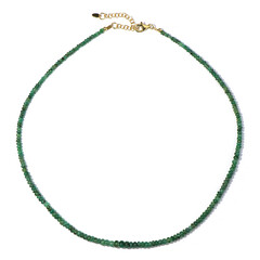 Collier en argent et Emeraude de Zambie