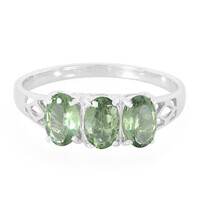 Bague en argent et Apatite de Russie